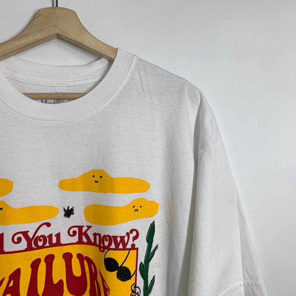 Mayfair Failure Is Cool Too Graphic T-Shirt White Mens Large Short Sleeve Tee - Picture 5 of 14